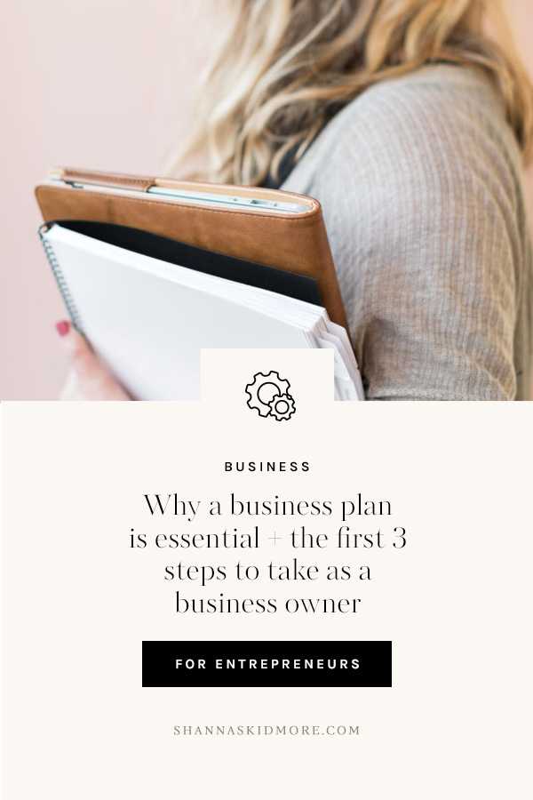 The three first steps starting a new business. | Shanna Skidmore #business