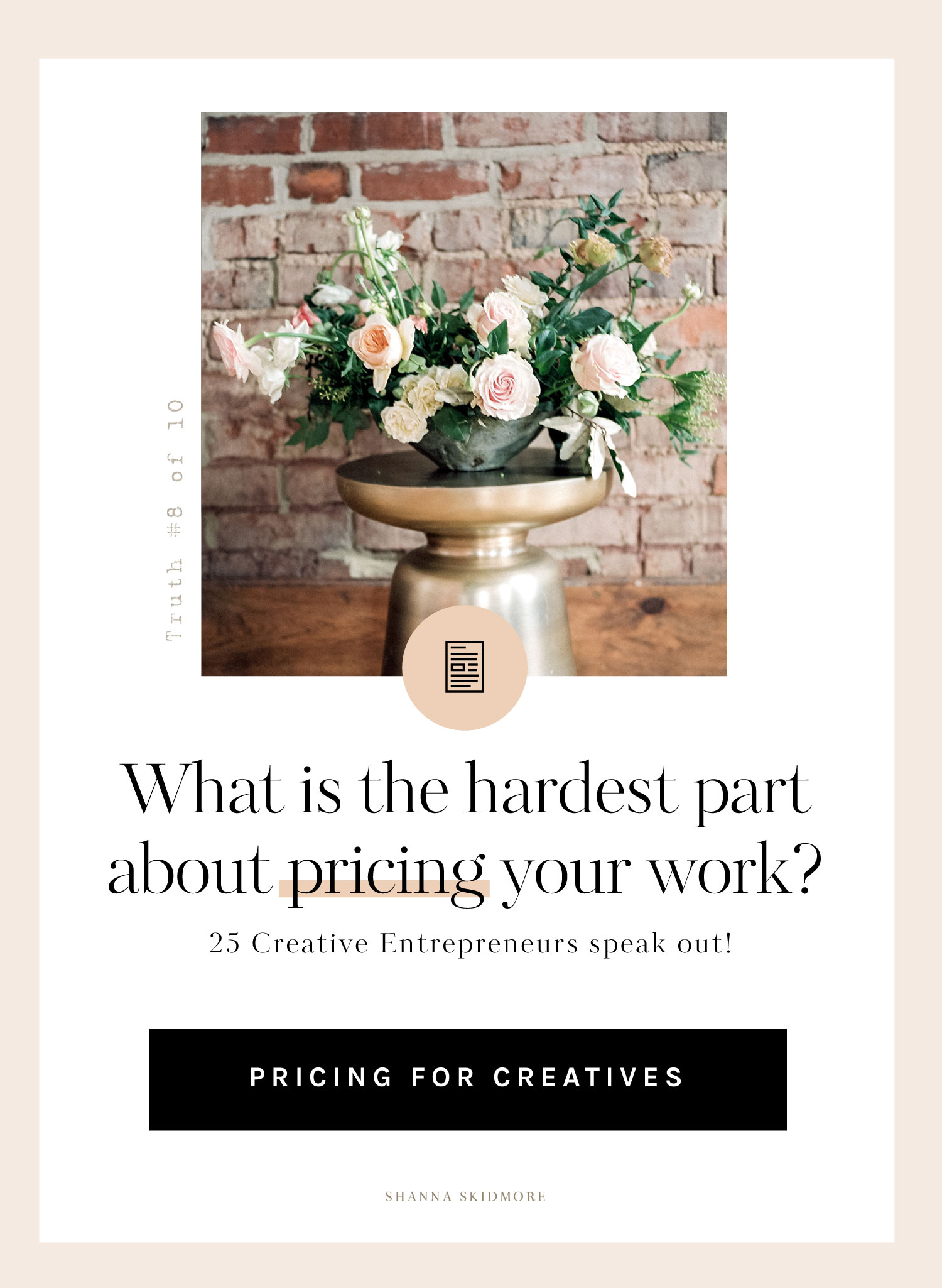 20 Creative Entrepreneurs speak out : "What is the hardest thing about pricing my work?"