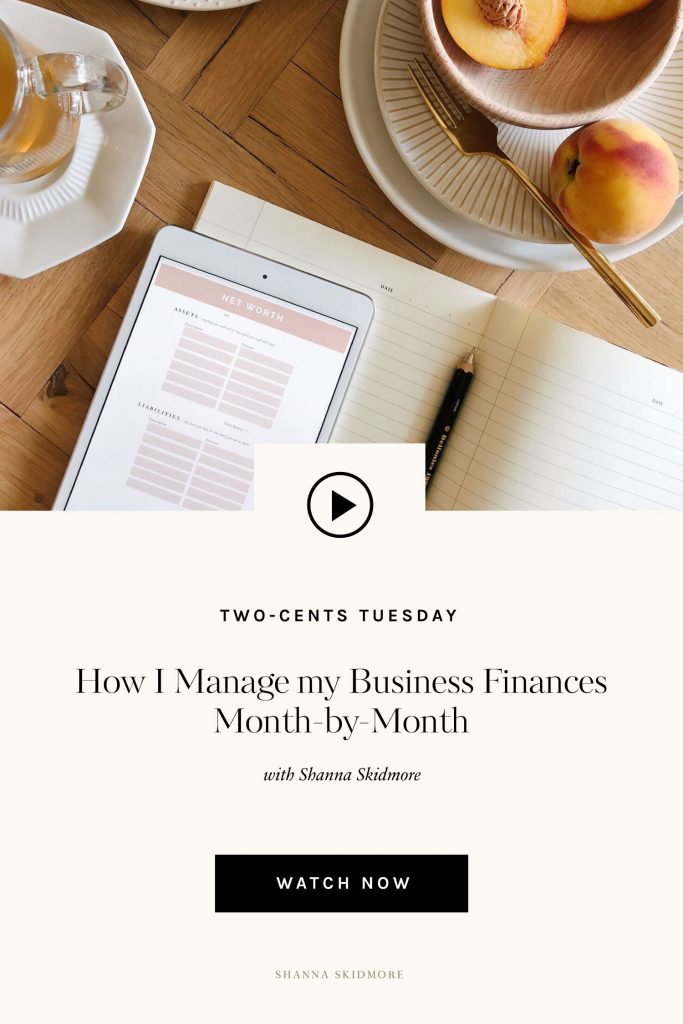 How I Manage my Business Finances Month-by-Month
