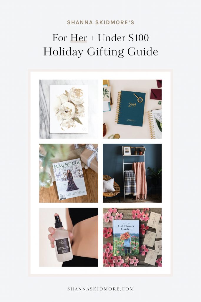 2018 Gift Guide | Gifts for her under $100