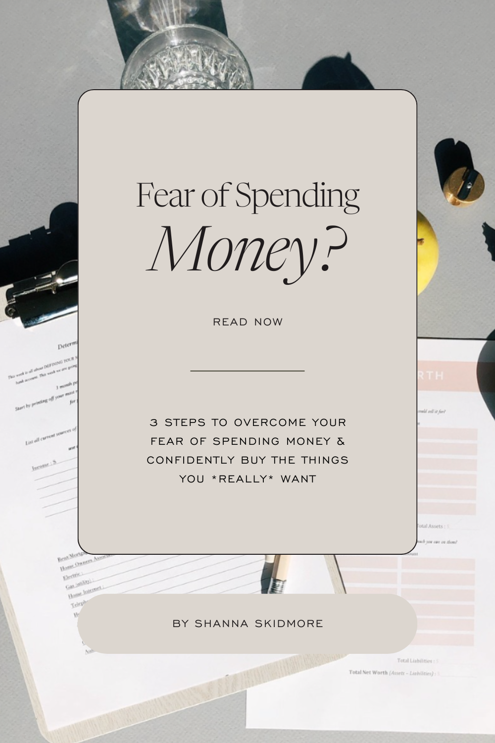 3 Tips to Your Fear of Spending Money