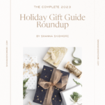 Tan Background with Caption: The Complete 2023 Holiday Gift Guide Roundup