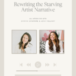 Photo of Shanna Skidmore and Jena Holliday of Spoonful of Faith with caption: Rewriting the Starving Artist Narrative