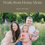 Photo of Shanna Skidmore and family with caption: How I'm Soaking up Summer as a Working Mom