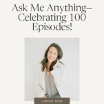 Photo of Shanna Skidmore with caption: Ask Me Anything! Celebrating 100 Episodes of Consider the Wildflowers!