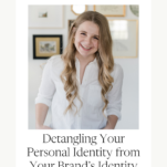 Photo of Shanna Skidmore and Rachael Leigh with Caption: Detangling Your Personal Identity from Your Brand's Identity