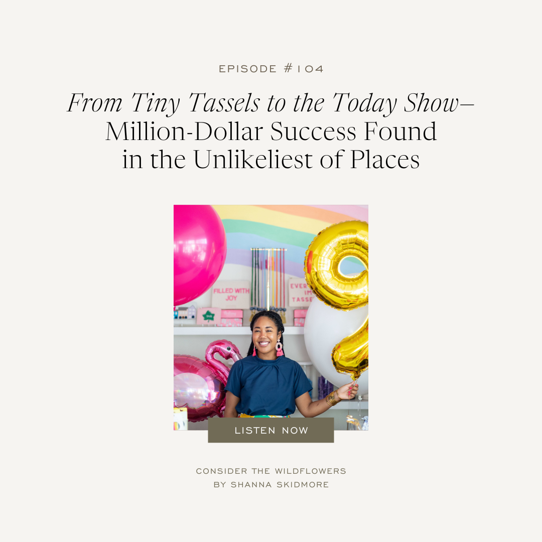 Photo of Mimi Striplin with the caption: From Tiny Tassels to the Today Show- Million Dollar Success Found in the Unlikeliest of Places