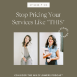 Photo of Shanna Skidmore and Desirée Adams with caption: Stop Pricing Your Services Like THIS.